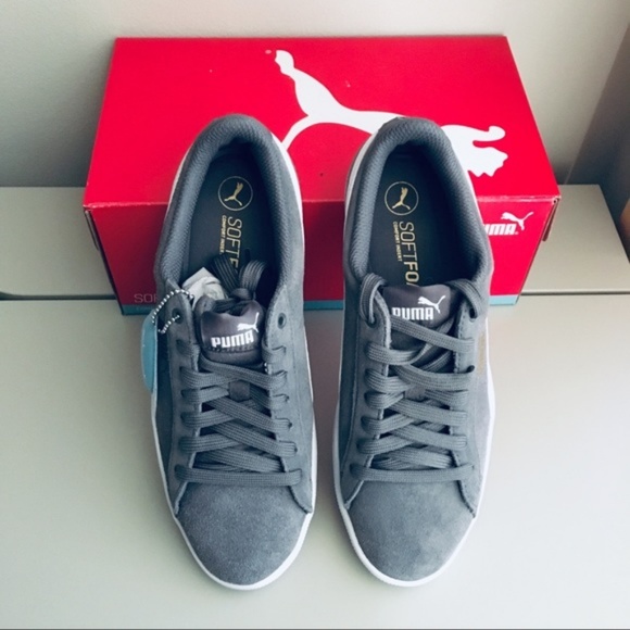 Puma Vikky Women's Suede Softfoam Sneakers - Picture 3 of 8